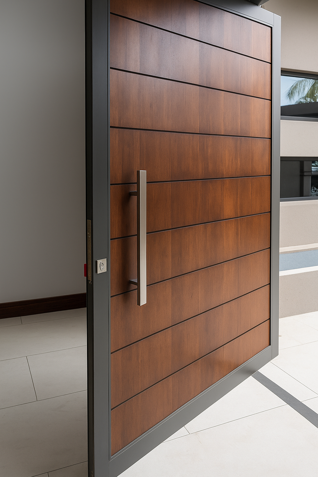 Manija sencilla plateada 60 cm