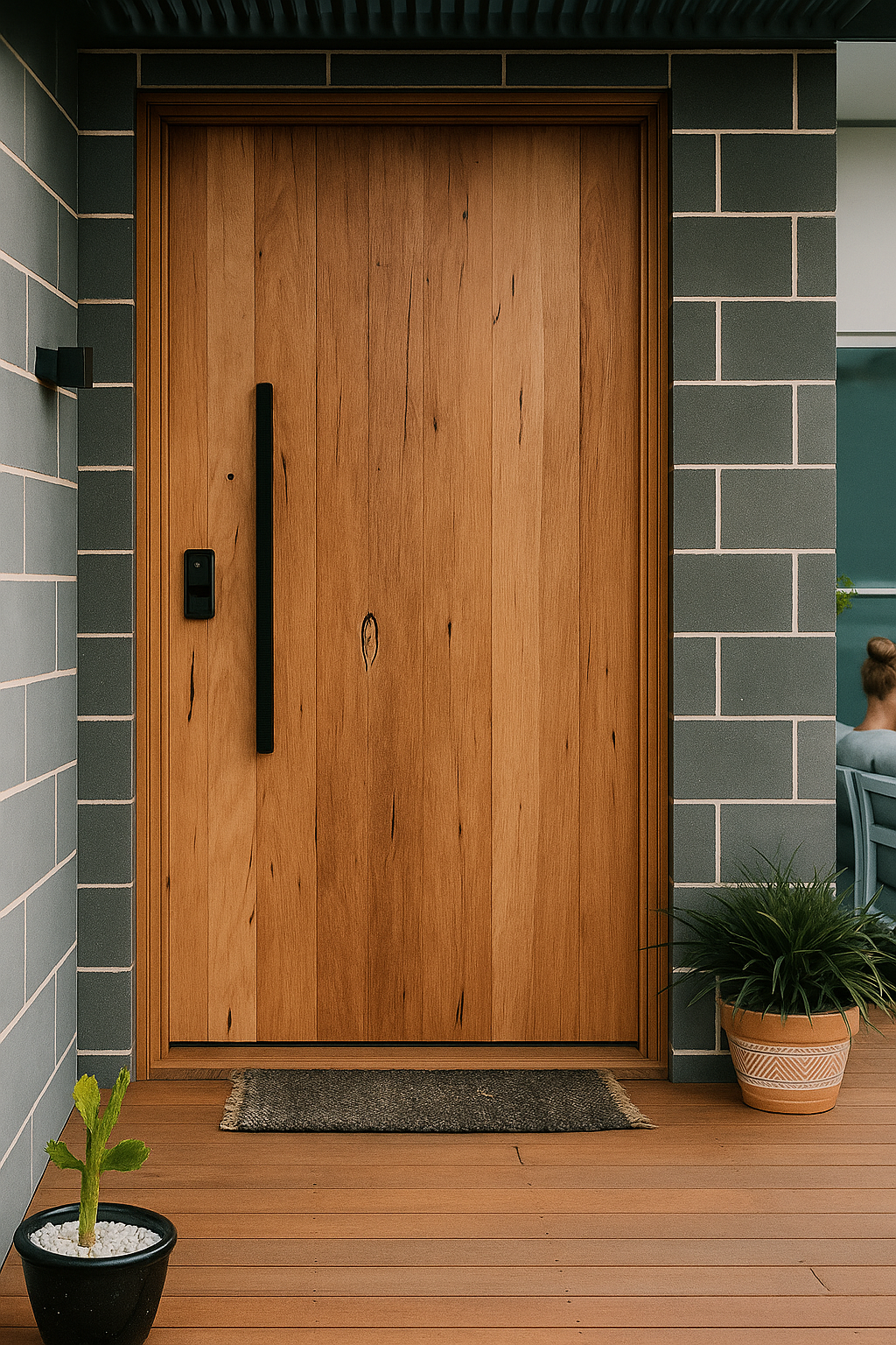 Manija sencilla 1 metro rectangular