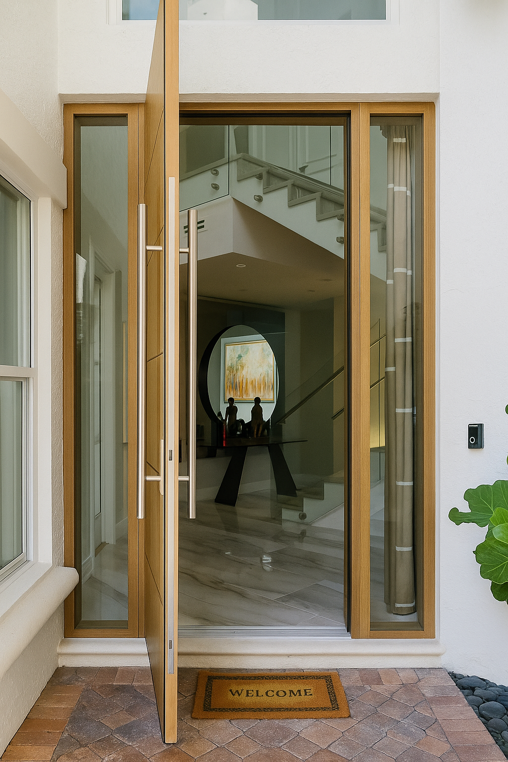 Manija 1 metro redonda doble