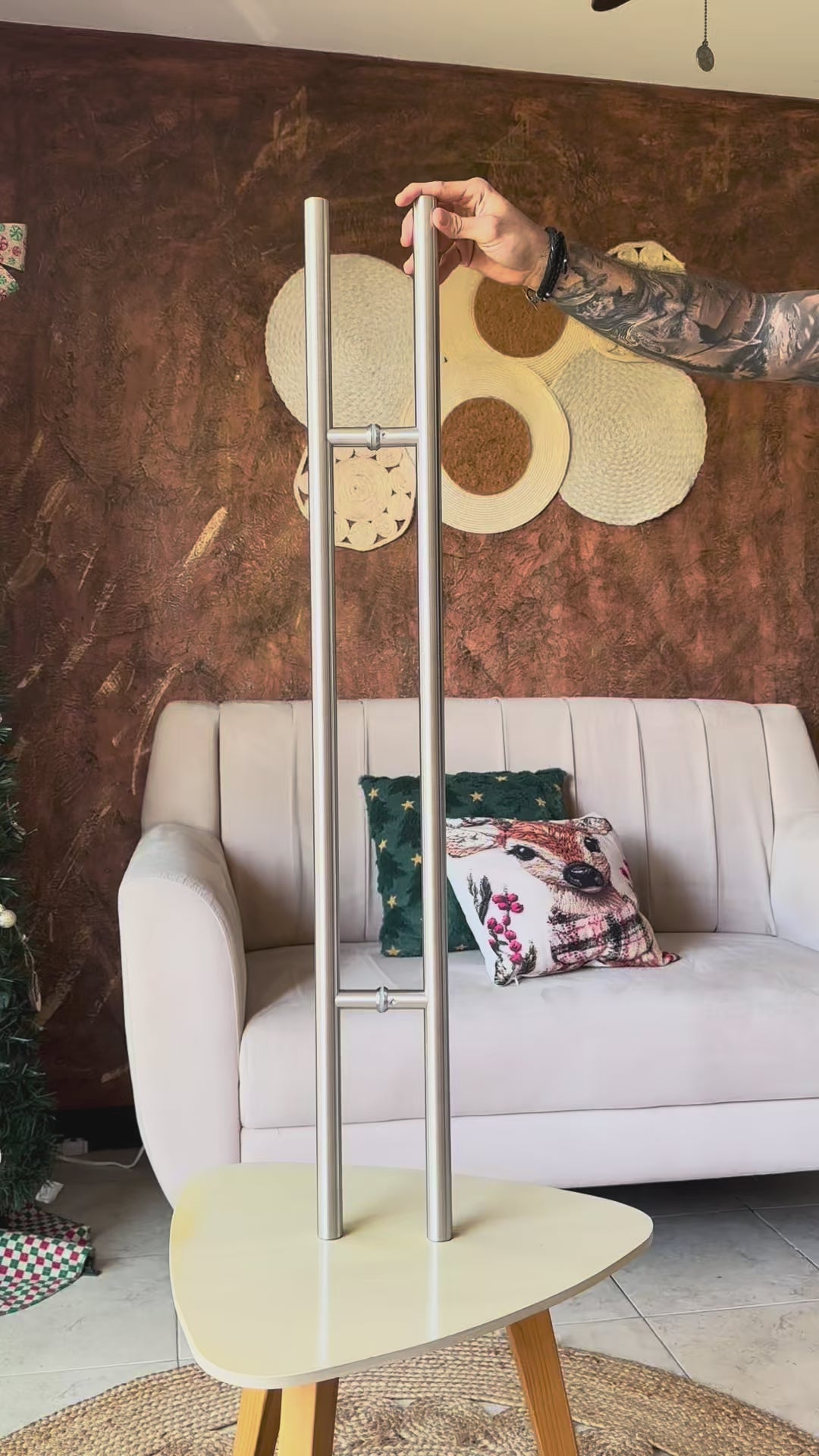 Manija 1 metro redonda doble