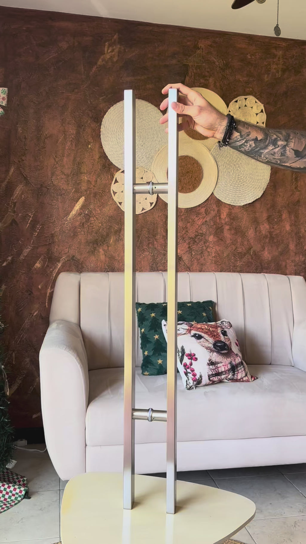 Manija 1 metro rectangular doble